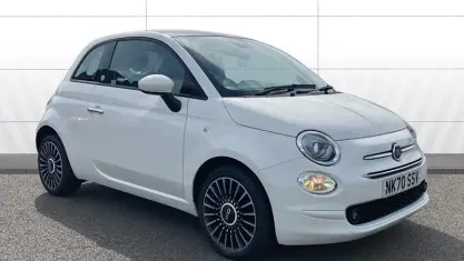 Begagnad Fiat 500 Launch Edition 70 HK (51 kW) 2020 Vit Halvkombi