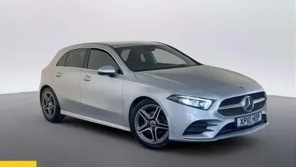 Usado Mercedes A200 AMG line 150 HP (110 kW) 2019 Prateado Citadino