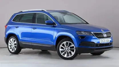 Begagnad Skoda Karoq SE L 150 HK (110 kW) 2020 Blå SUV