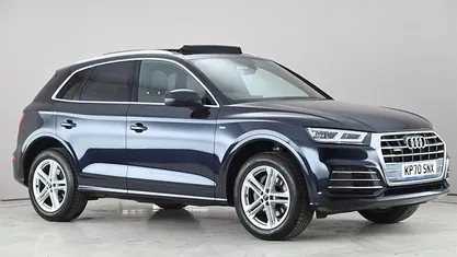Used Audi Q5 S-Line 190 HP (139 kW) 2020 Blue SUV