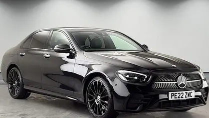 Used Mercedes E300 AMG line 265 HP (194 kW) 2022 Obsidian black Sedan