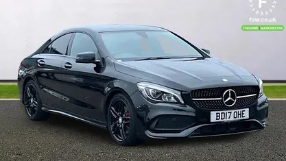 Black Used 2017 Mercedes CLA220 AMG line Sedan | £17,099 (Fair price)