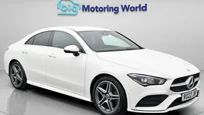 Used Mercedes CLA180 AMG line 136 HP (100 kW) 2022 White Sedan