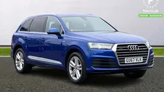 Blue Used 2017 Audi Q7 S-Line SUV | £25,099 (Fair price)