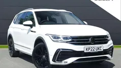 White Used 2022 VW Tiguan Allspace R-line SUV | £25,995 (Fair price)