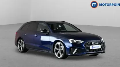 Used Audi A4 Black Edition 150 HP (110 kW) 2021 Blue Estate