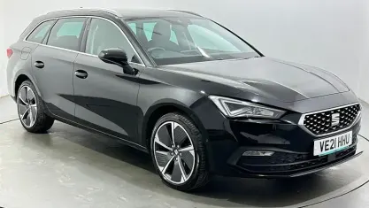 Used Seat Leon XCELLENCE Lux 204 HP (150 kW) 2021 Black Estate