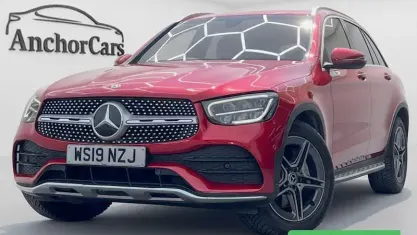Used Mercedes GLC220 AMG line 194 HP (142 kW) 2019 Red SUV