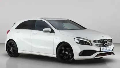 Used Mercedes A250 AMG 218 HP (160 kW) 2016 White Hatchback