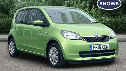 Used Skoda Citigo SE 60 HP (44 kW) 2015 Green Hatchback