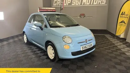 Used Fiat 500 Pop 69 HP (50 kW) 2012 Blue Hatchback