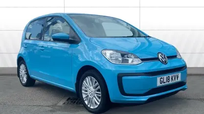 Käytetty VW up! move up! 60 HP (44 kW) 2018 Sininen Viistoperä
