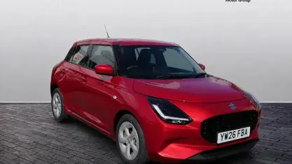 New Suzuki Swift 82 HP (60 kW) 2026 Red Hatchback