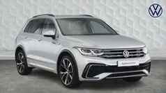 Silver Used 2021 VW Tiguan R-line SUV | £26,700 (Fair price)