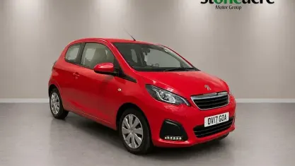 Used Peugeot 108 Active 72 HP (52 kW) 2021 Red Hatchback