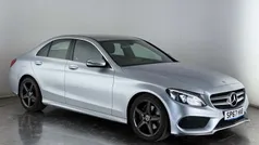 Silver Used 2017 Mercedes C220 AMG line Sedan | £12,550 (Good price)