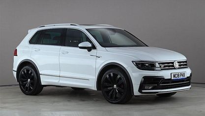 Używany VW Tiguan R-line 150 KM (110 kW) 2018 Biały SUV