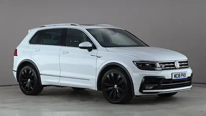 Używany VW Tiguan R-line 150 KM (110 kW) 2018 Biały SUV