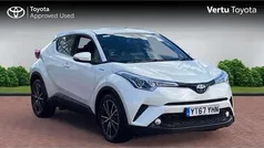 White Used 2017 Toyota C-HR SUV | £13,515 (Fair price)