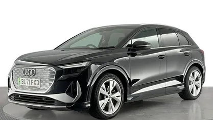 Used Audi Q4 e-tron S-Line 150 kW (204 HP) 2022 Black SUV