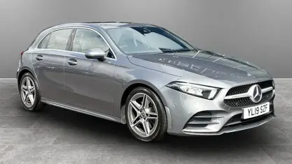 Used Mercedes A220 AMG line 190 HP (139 kW) 2019 Grey Hatchback