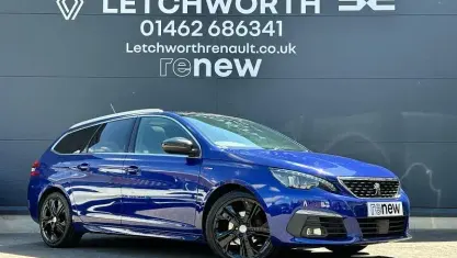 Used Peugeot 308 SW GT-line 131 HP (96 kW) 2019 Blue Estate