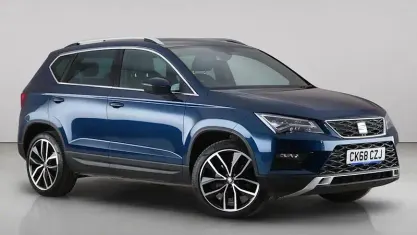 Used Seat Ateca 4Drive 150 HP (110 kW) 2018 Blue SUV