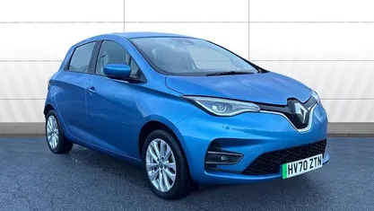 Used Renault Zoe Iconic 100 kW (136 HP) 2020 Blue Hatchback