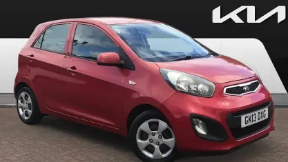 Used Kia Picanto 69 HP (50 kW) 2013 Red Hatchback