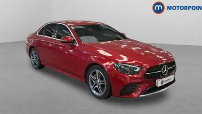 Used Mercedes E220 AMG line 194 HP (142 kW) 2021 Red Sedan