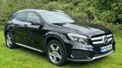 Used Mercedes GLA220 AMG line 170 HP (125 kW) 2015 Black SUV