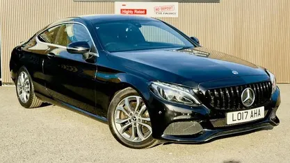 Used Mercedes C250 204 HP (150 kW) 2017 Black Coupe