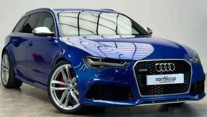 Used Audi RS6 Design 560 HP (411 kW) 2017 Blue Estate