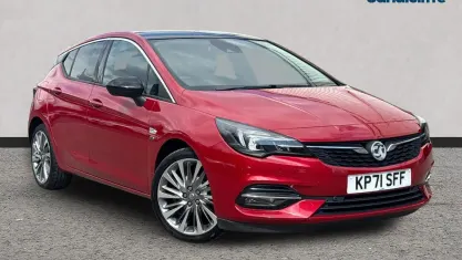 Used Vauxhall Astra Edition 145 HP (106 kW) 2021 Red Hatchback