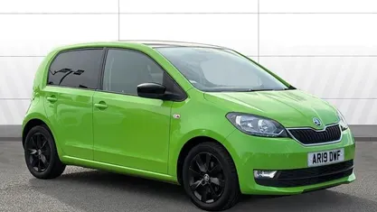 Begagnad Skoda Citigo Colour Edition 60 HK (44 kW) 2019 Grön Halvkombi