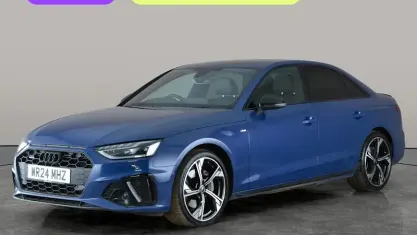 Used Audi A4 Black Edition 204 HP (150 kW) 2024 Blue Sedan