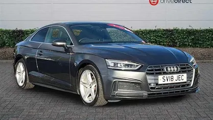 Grey Used 2018 Audi A5 S-Line Coupe | £14,495 (Good price)