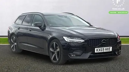 Used Volvo V90 R-Design 254 HP (186 kW) 2019 Black Estate