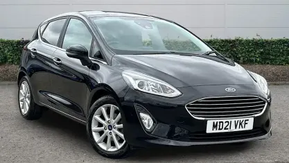 Used Ford Fiesta Titanium 95 HP (69 kW) 2021 Black Hatchback