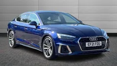 Blue Used 2021 Audi A5 Sportback S-Line Hatchback | £23,495 (Fair price)