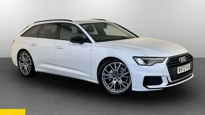 White Used 2022 Audi A6 Black Edition Estate | £27,495 (Fair price)