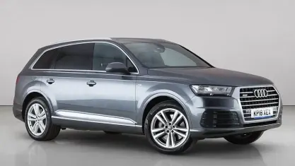 Used Audi Q7 S-Line 272 HP (200 kW) 2018 Grey SUV