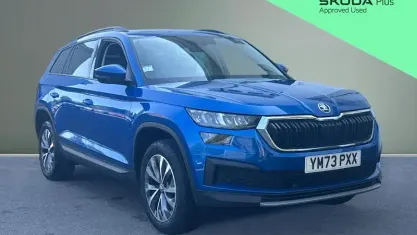 Used Skoda Kodiaq SE Drive 150 HP (110 kW) 2023 Blue SUV
