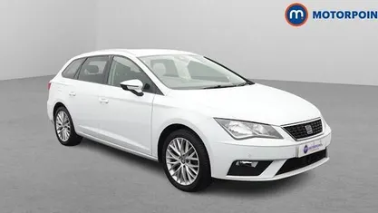 Used Seat Leon SE Dynamic 116 HP (85 kW) 2019 White Estate