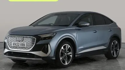Usado Audi Q4 Sportback e-tron S-Line 219 kW (299 CV) 2022 Azul SUV