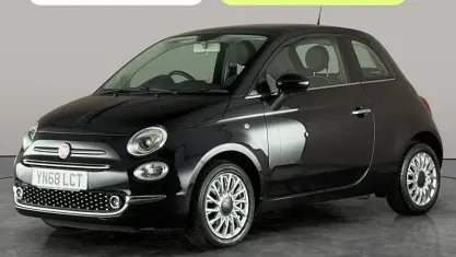 Used Fiat 500 Lounge 69 HP (50 kW) 2018 Black Hatchback