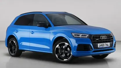 Used Audi Q5 Black Edition 190 HP (139 kW) 2019 Blue SUV