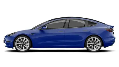 Używany Tesla Model 3 Standard Range 208 kW (283 KM) 2021 Niebieski Sedan/Limuzyna