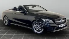 Black Used 2019 Mercedes C220 AMG Line Premium Cabriolet | £20,495 (Fair price)
