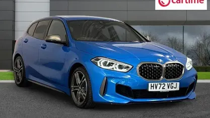 Used BMW M135 Comfort Edition 306 HP (225 kW) 2022 Blue Hatchback